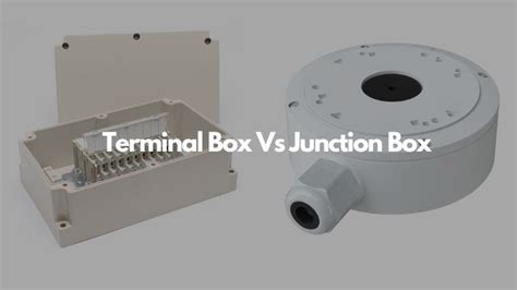 terminal box vs junction box|large junction box with knockouts.